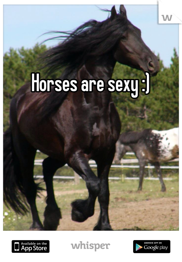 Horses are sexy :)