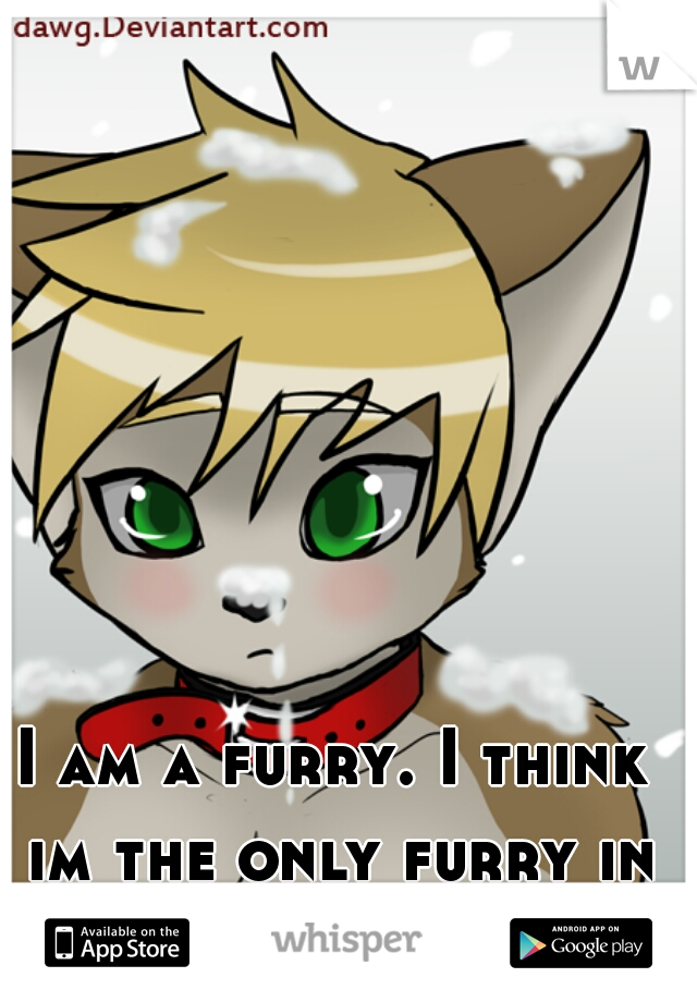 I am a furry. I think im the only furry in Gwinnett... 