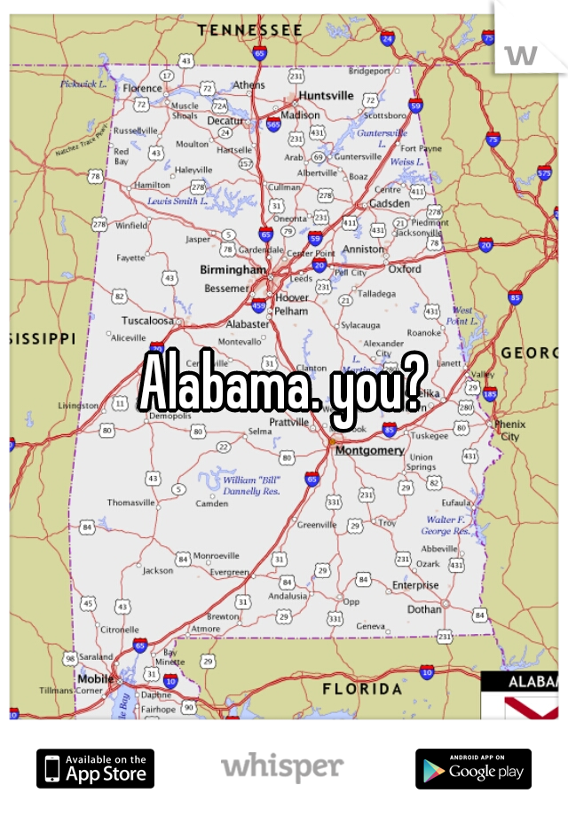 Alabama. you?