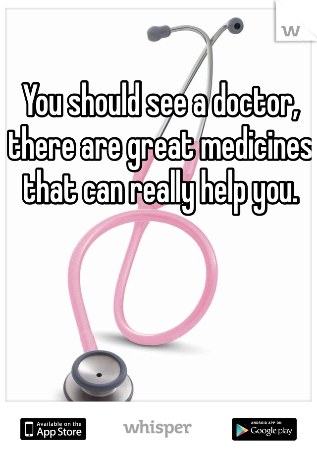 You should see a doctor, there are great medicines that can really help you. 