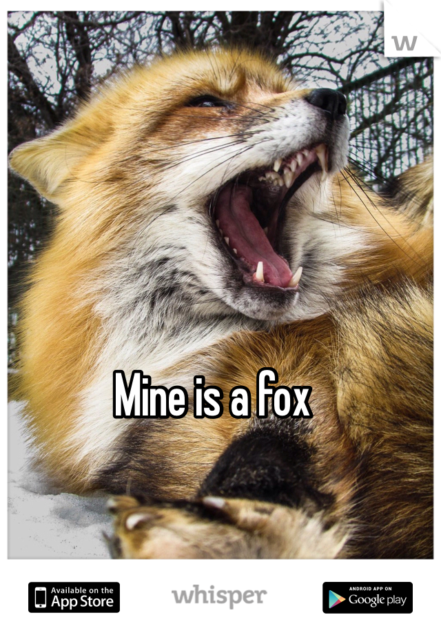 Mine is a fox
