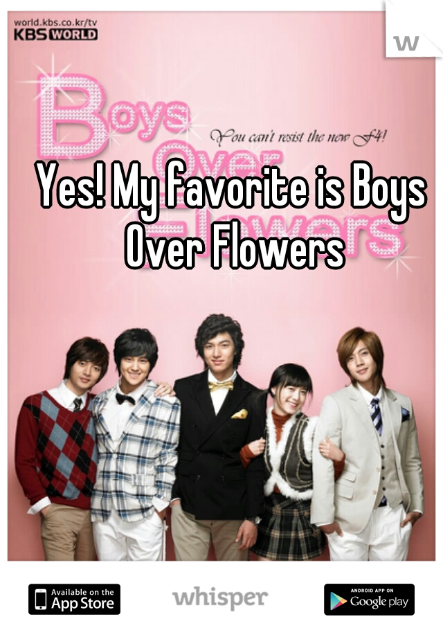 Yes! My favorite is Boys Over Flowers