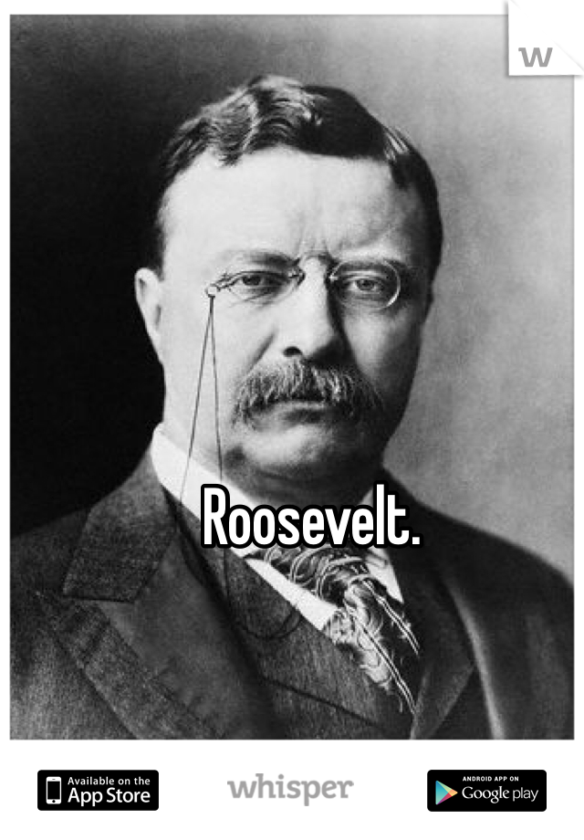 Roosevelt. 