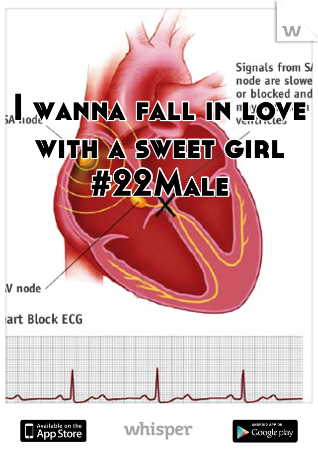 I wanna fall in love with a sweet girl
#22Male