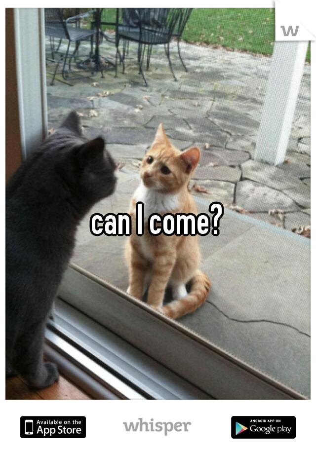 can I come?