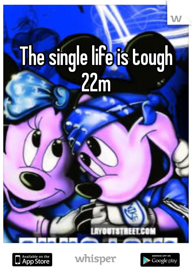 The single life is tough 22m