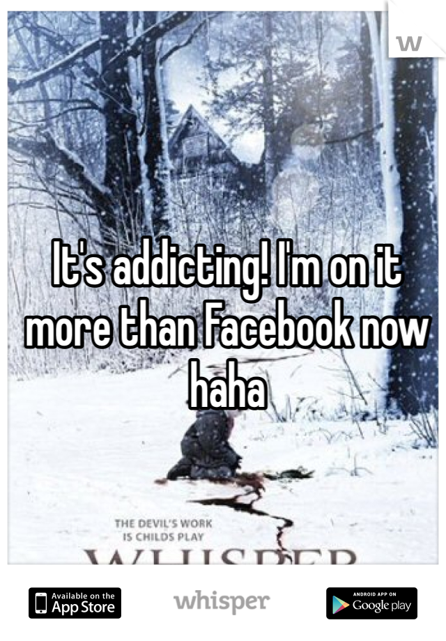 It's addicting! I'm on it more than Facebook now haha