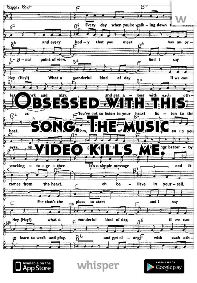 Obsessed with this song. The music video kills me. 