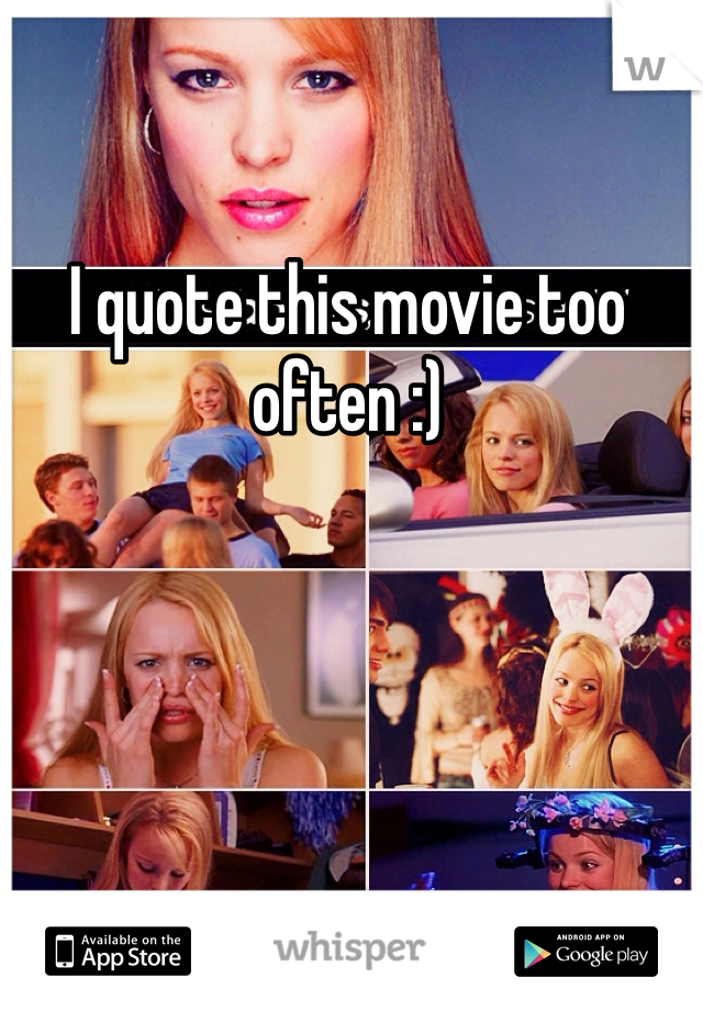 I quote this movie too often :)