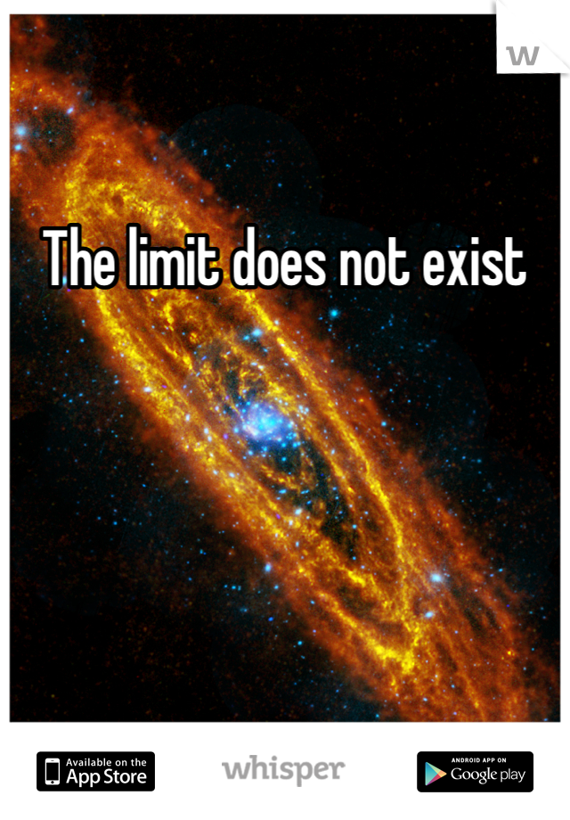 The limit does not exist