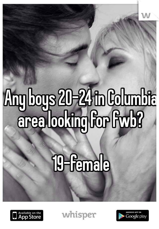 Any boys 20-24 in Columbia area looking for fwb? 

19-female 