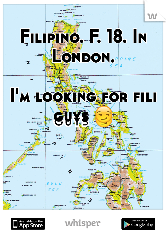 Filipino. F. 18. In London.

I'm looking for fili guys 😏