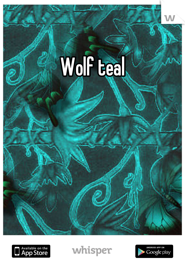 Wolf teal