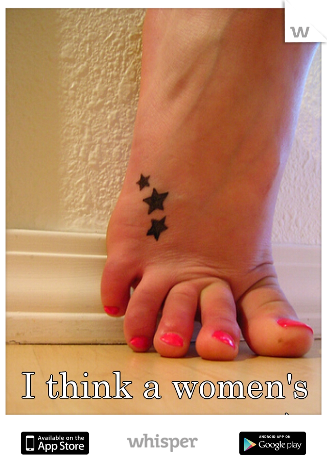 I think a women's feet are sexy. ;-)