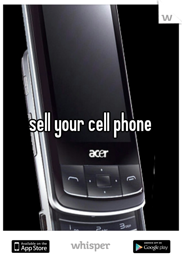 sell your cell phone