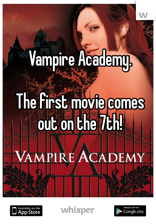 Vampire Academy. 

The first movie comes out on the 7th! 
