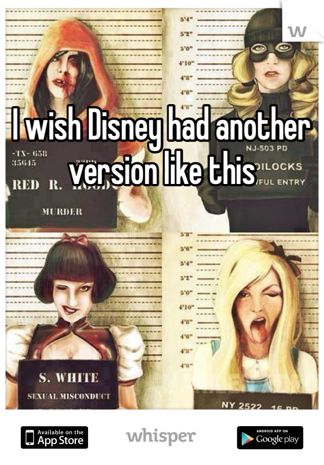 I wish Disney had another version like this 