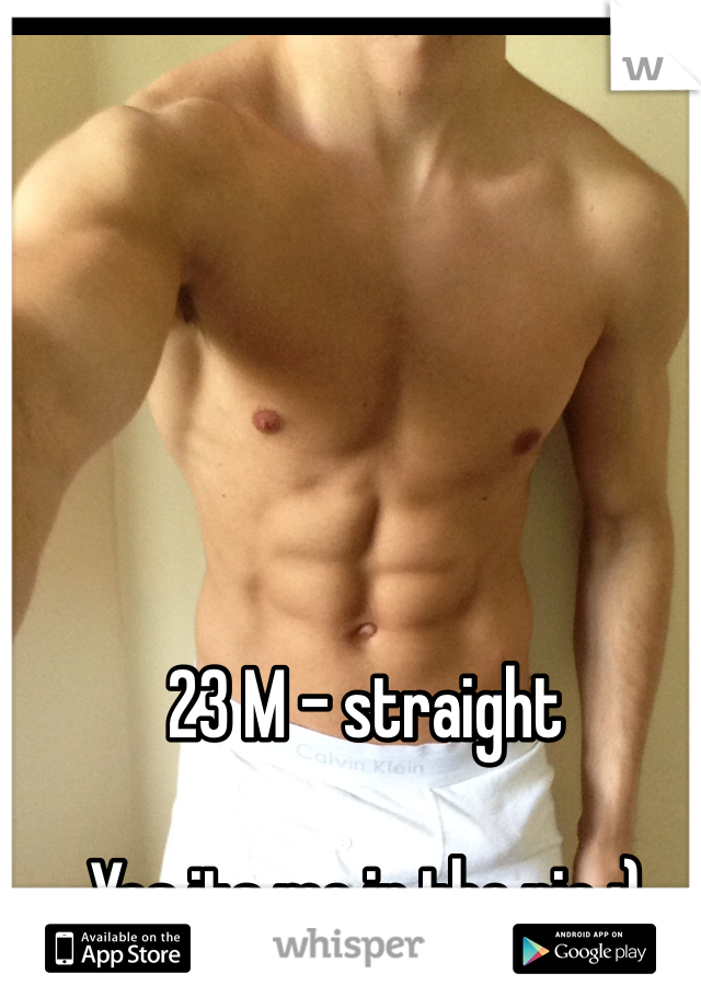 23 M - straight

Yes its me in the pic ;)