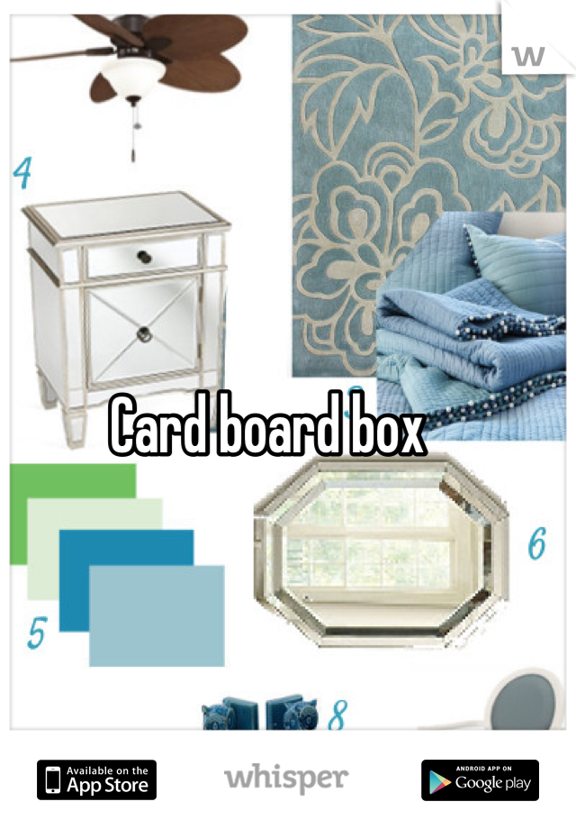 Card board box
