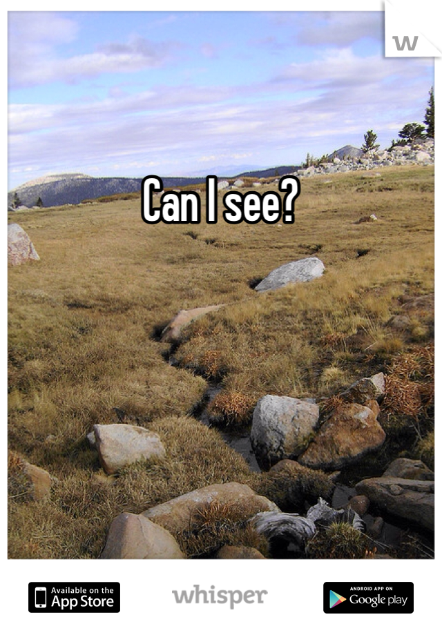 Can I see?