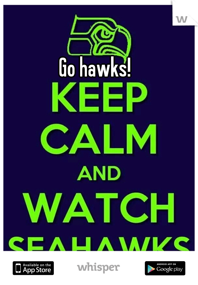 Go hawks!
