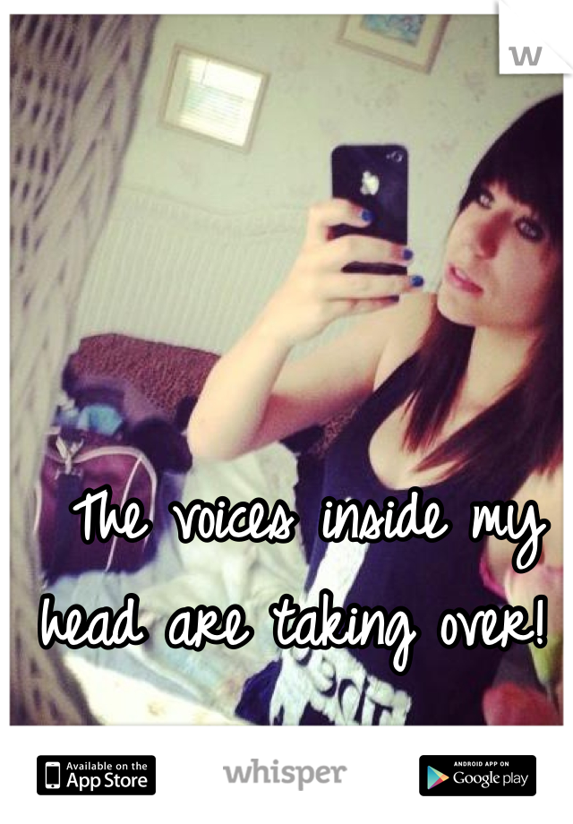  The voices inside my head are taking over!