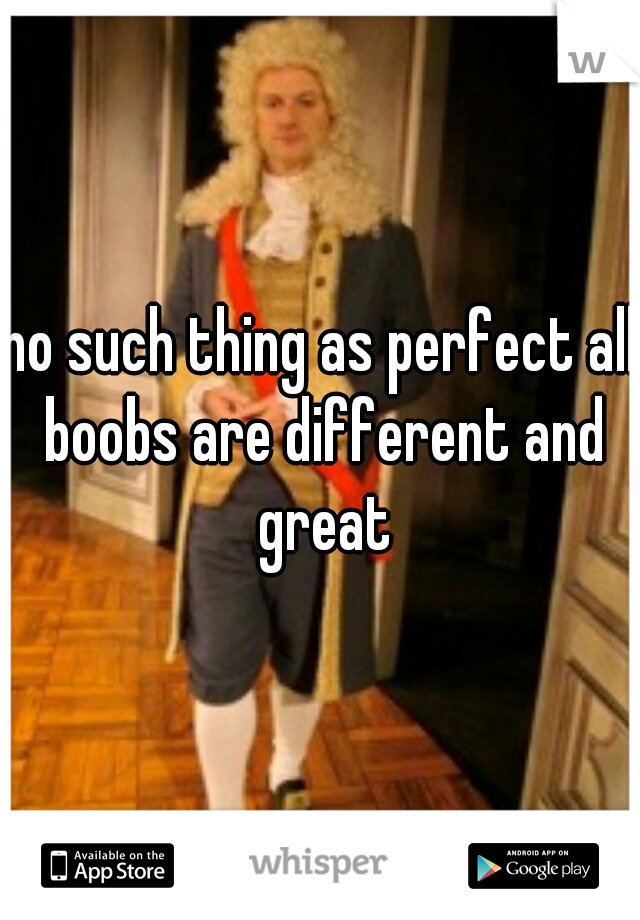 No Such Thing As Perfect All Boobs Are Different And Great 7662