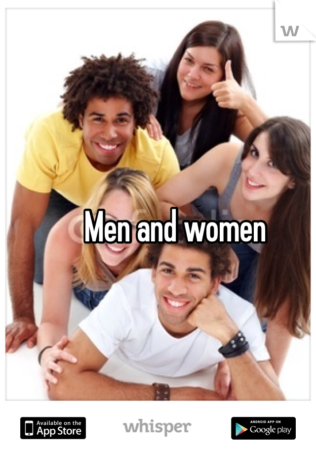 Men and women 