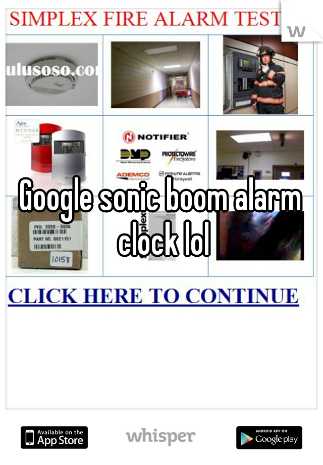 Google sonic boom alarm clock lol