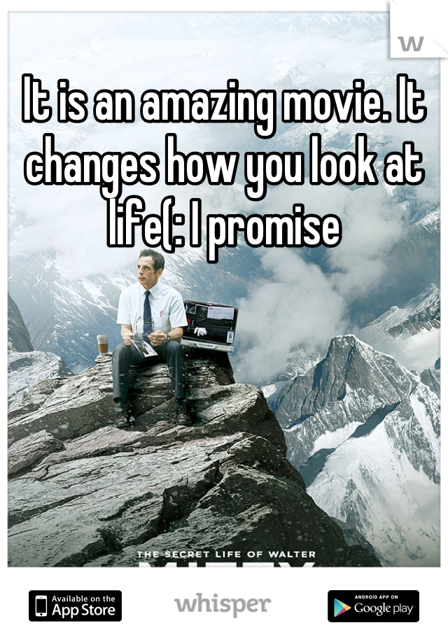 It is an amazing movie. It changes how you look at life(: I promise