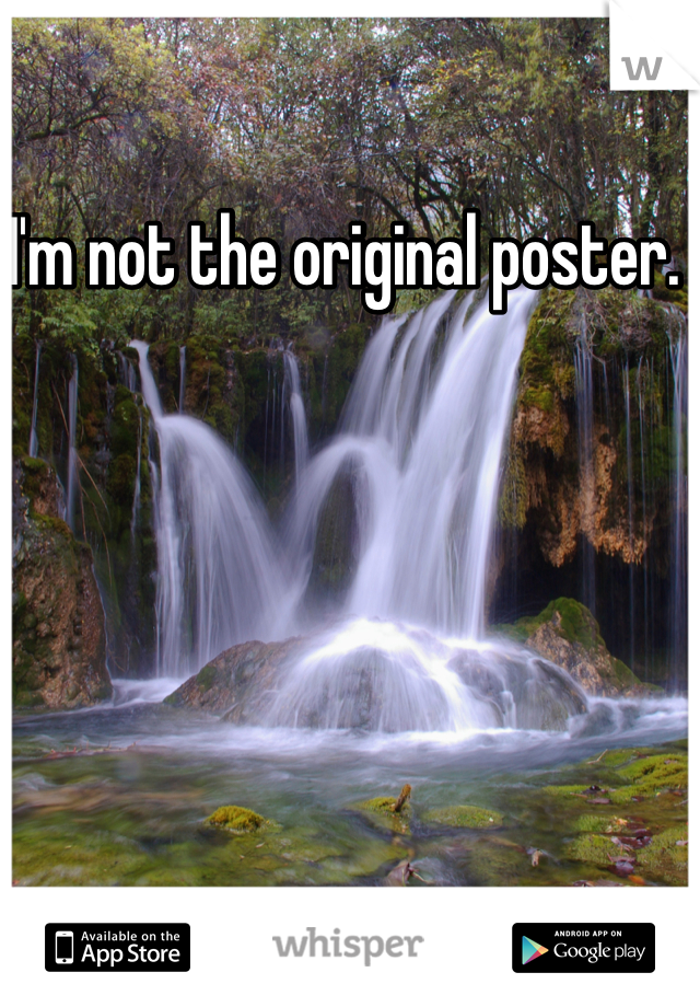 I'm not the original poster. 