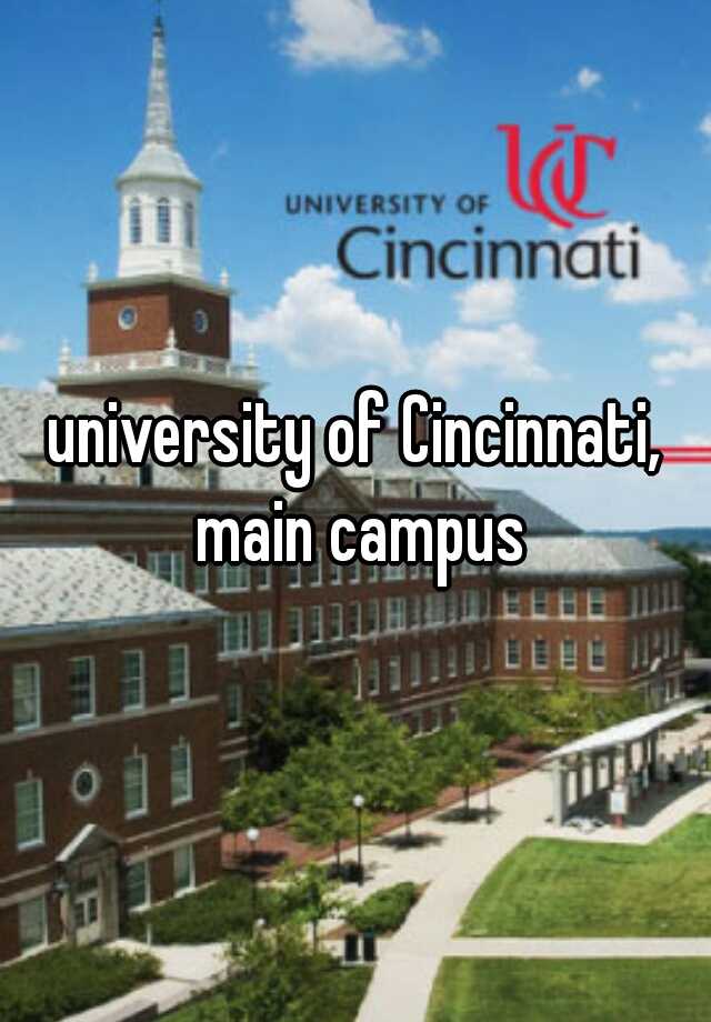 university of Cincinnati, main campus