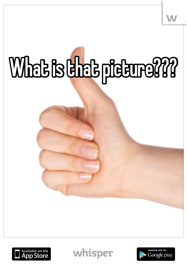 What is that picture???