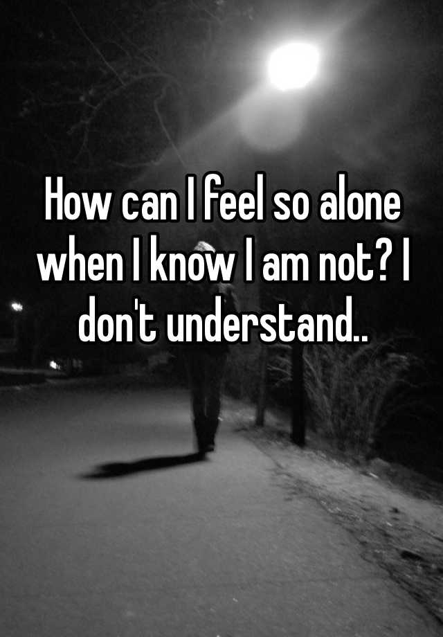 how-can-i-feel-so-alone-when-i-know-i-am-not-i-don-t-understand