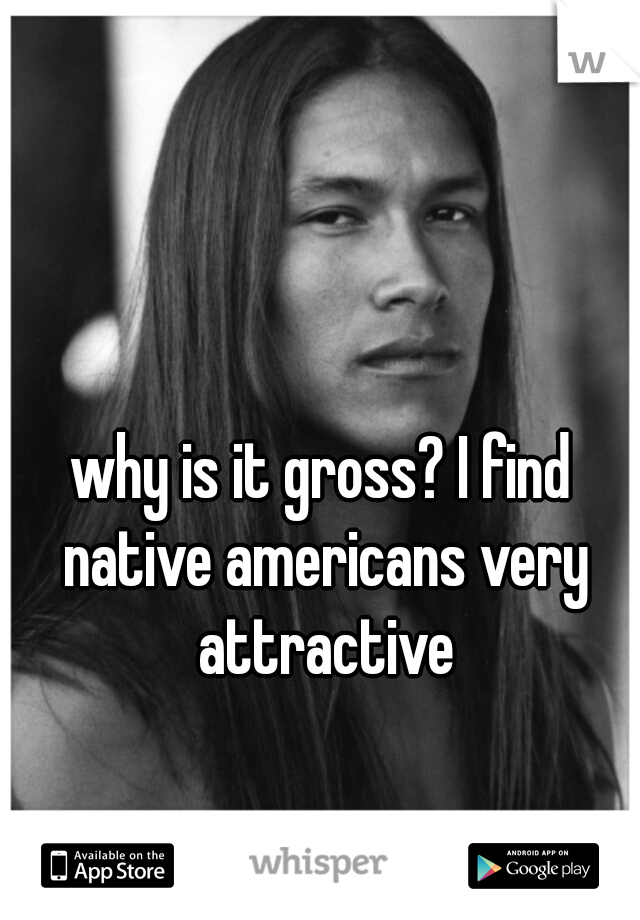 why is it gross? I find native americans very attractive