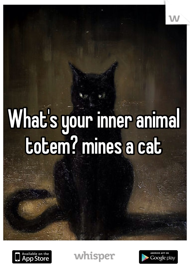 What's your inner animal totem? mines a cat 