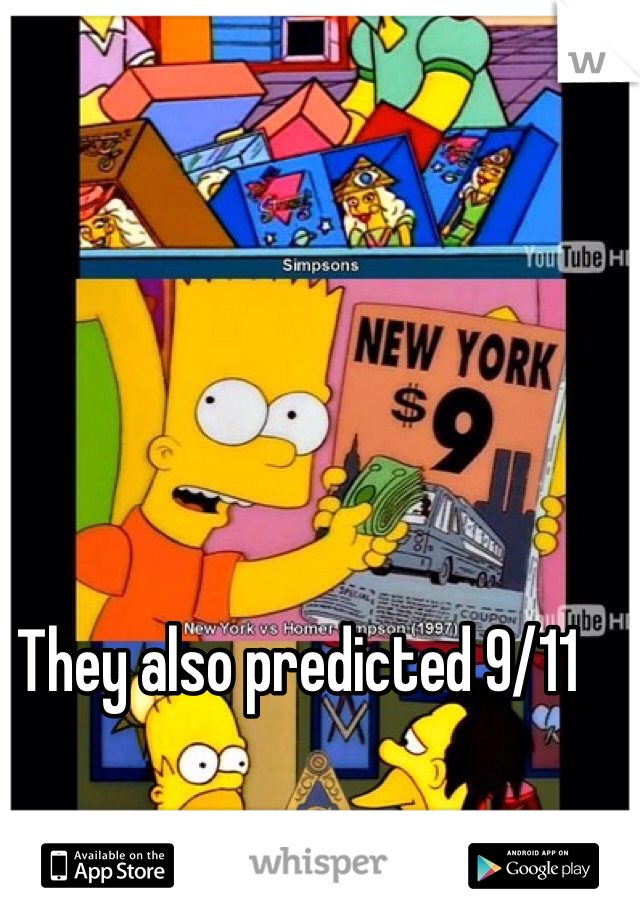 They also predicted 9/11
