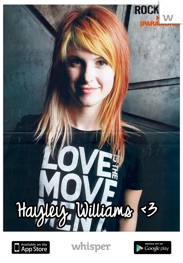 Hayley Williams <3