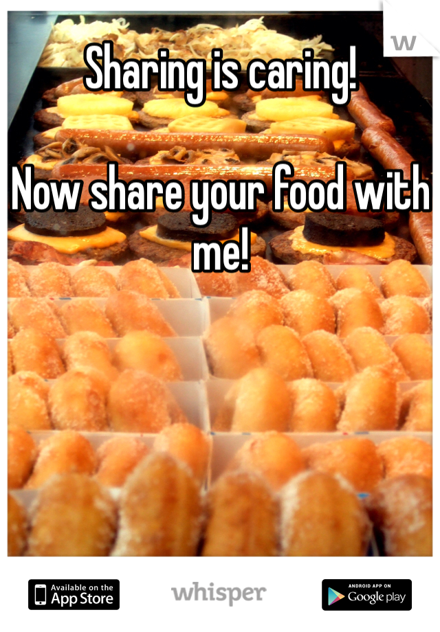 Sharing is caring!

Now share your food with me!