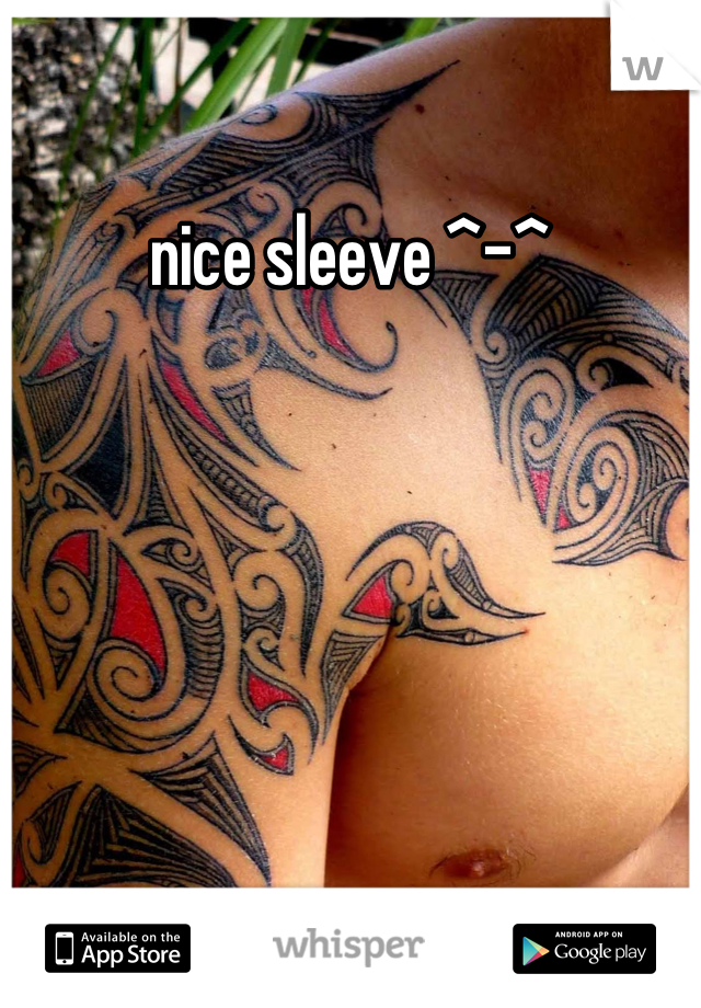 nice sleeve ^-^