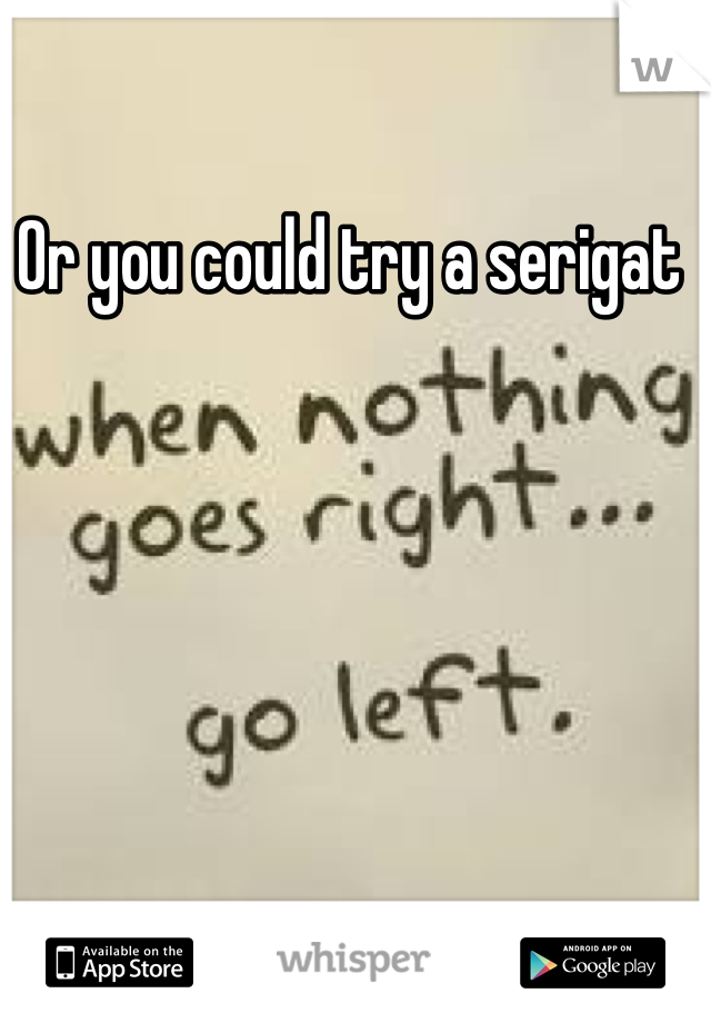 Or you could try a serigat 