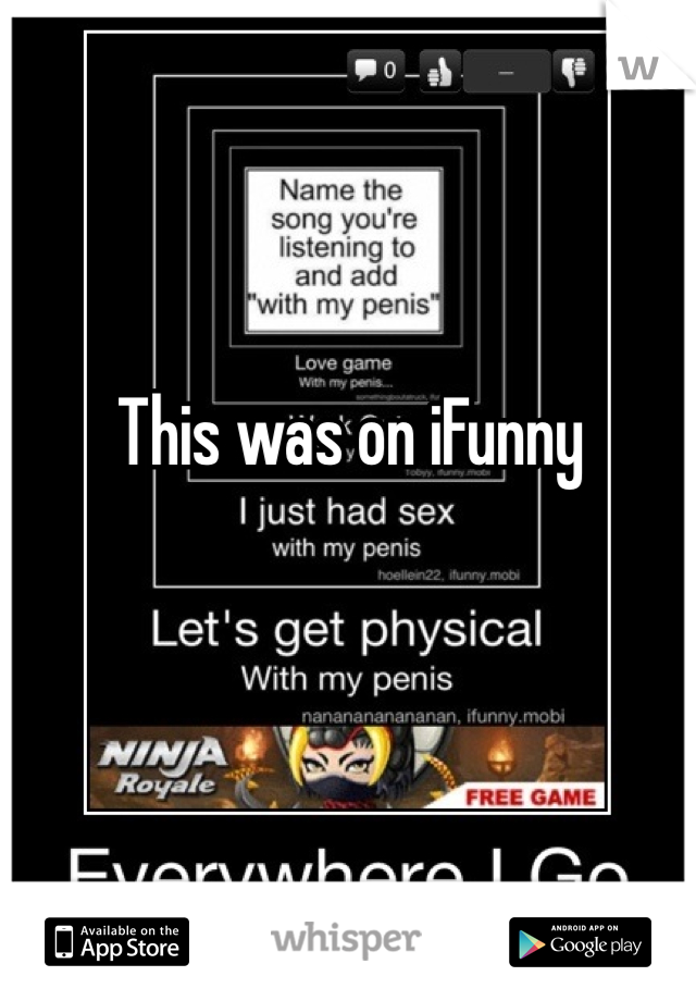 This was on iFunny