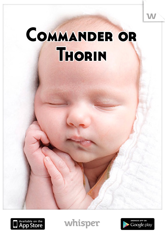 Commander or Thorin