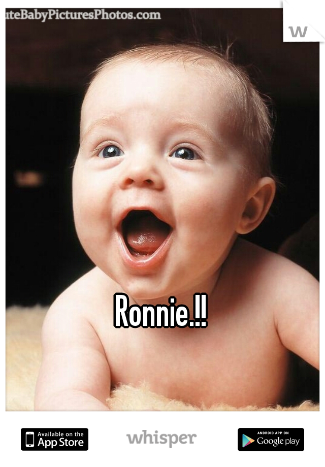 Ronnie.!!