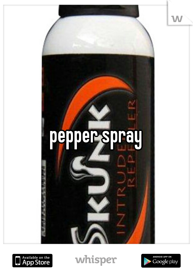 pepper spray