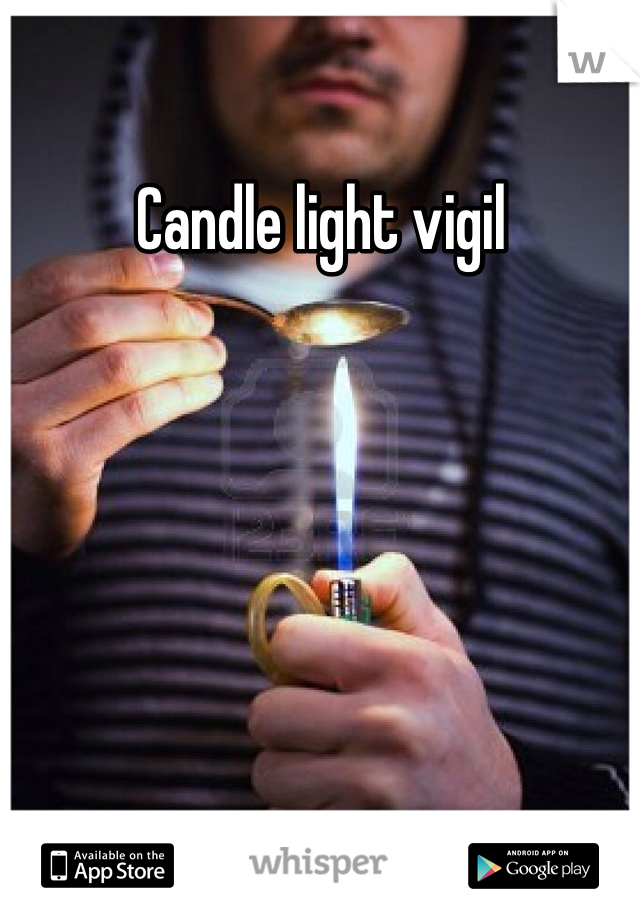 Candle light vigil