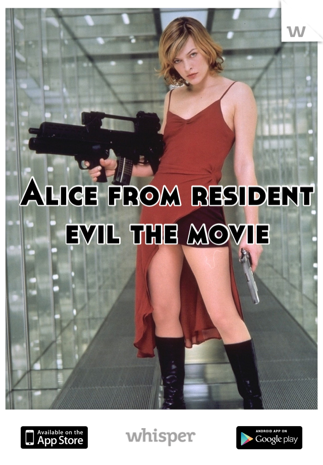 Alice from resident evil the movie