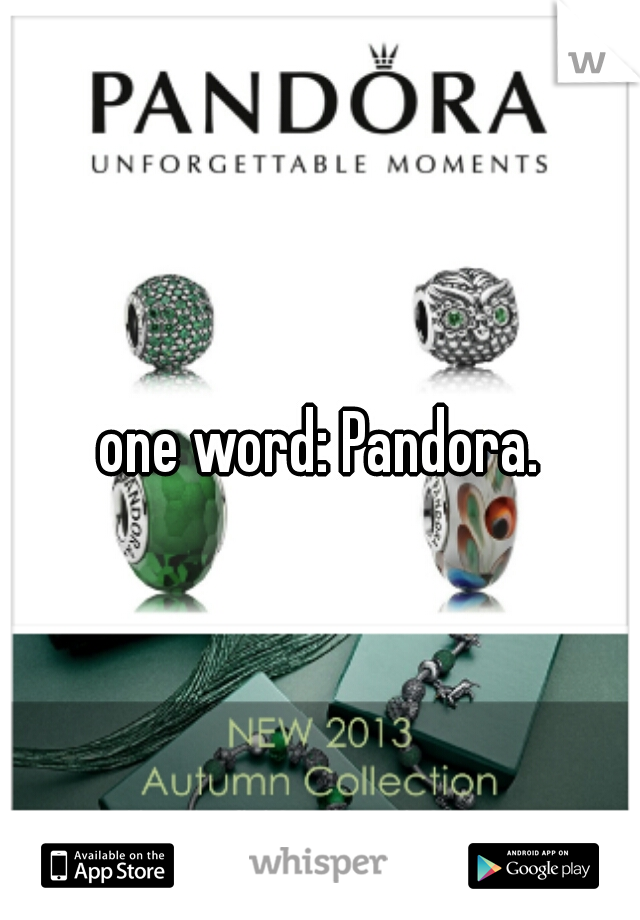 one word: Pandora.