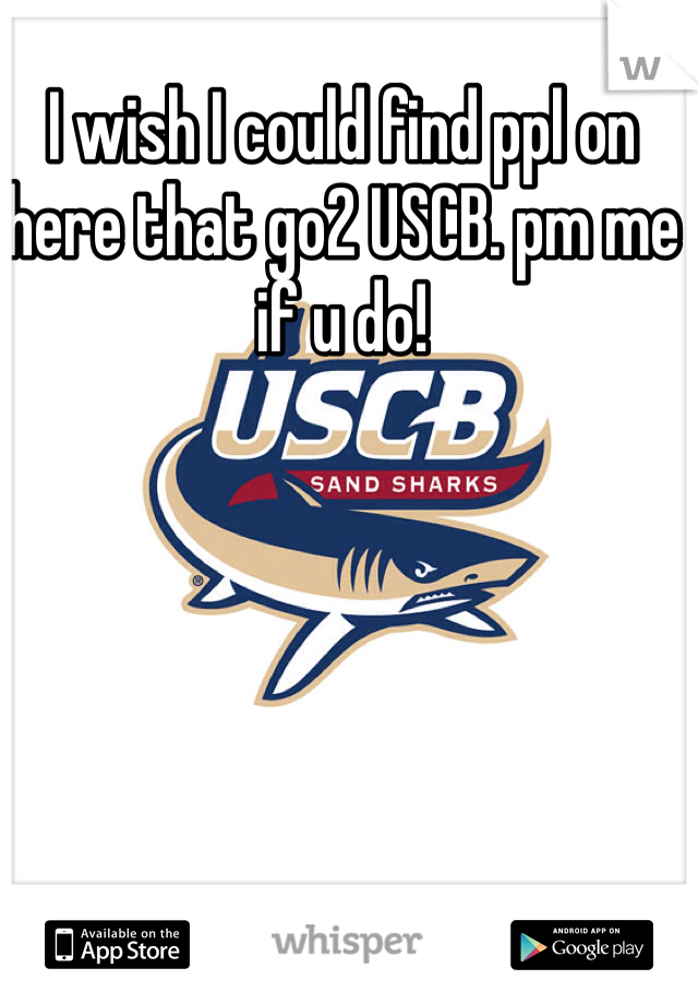 I wish I could find ppl on here that go2 USCB. pm me if u do!