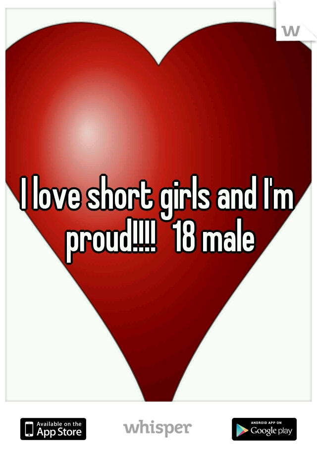 I love short girls and I'm proud!!!!
18 male